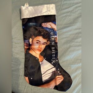 Justin Bieber Christmas stocking